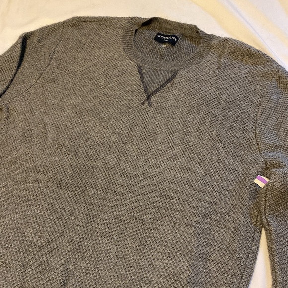 NWT GOODLIFE Slim Fit Crewneck Sweater in grey size XL - Picture 16 of 16
